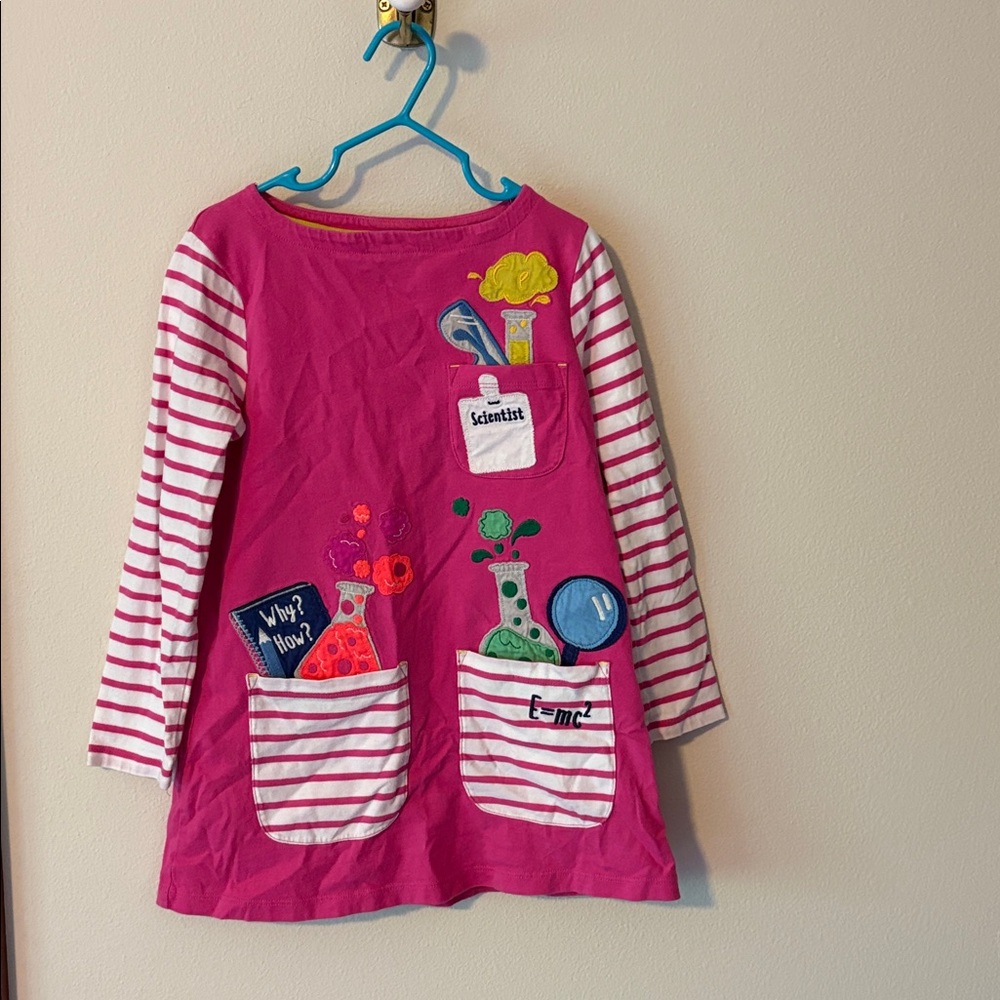 Mini Boden Pink Scientist Dress